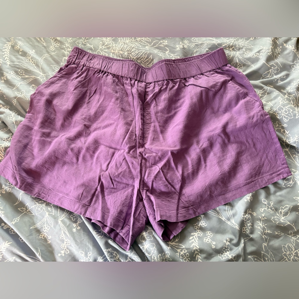 WeWoreWhat Linen Shorts